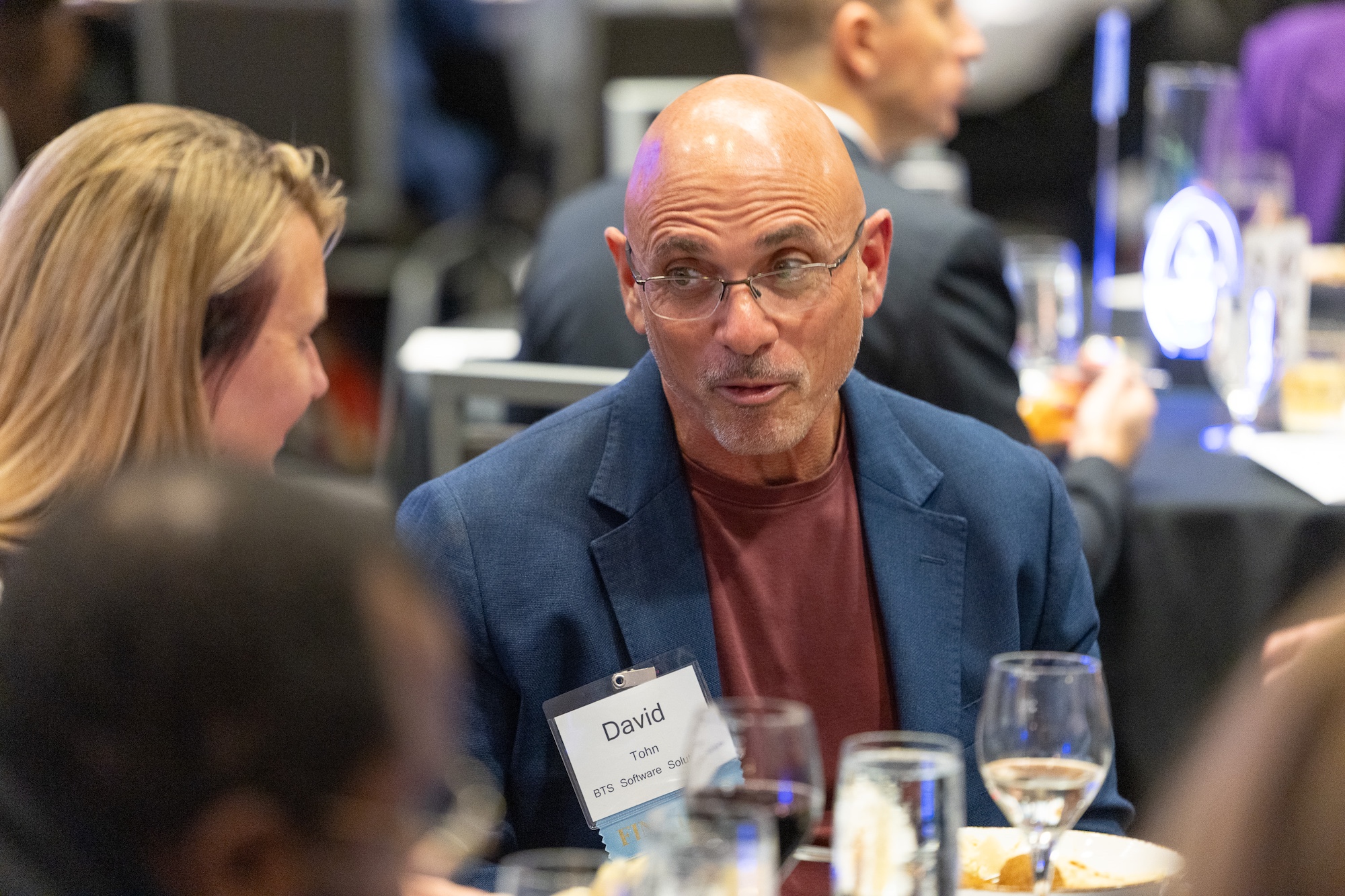 Dave Tohn of BTS Software Solutions at the 2025 Cybersecurity Awards.