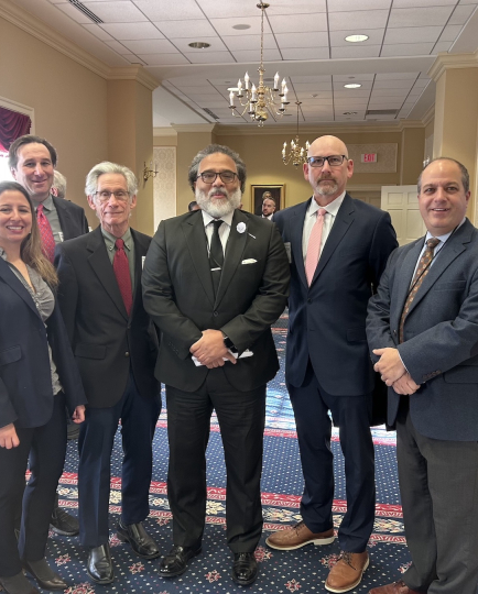 Industry and state leaders gather at the Maryland State Senate in Annapolis to support Senate Bill 25, strengthening cybersecurity access for Maryland businesses and nonprofits.